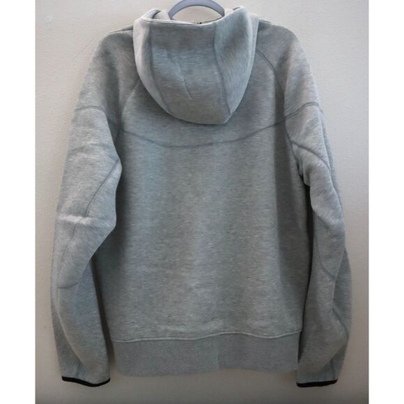 Nike FB7921-063 Men Sz L Gray Heather Tech Fleece Windrunner Full-Zip Hoodie - Picture 2 of 8
